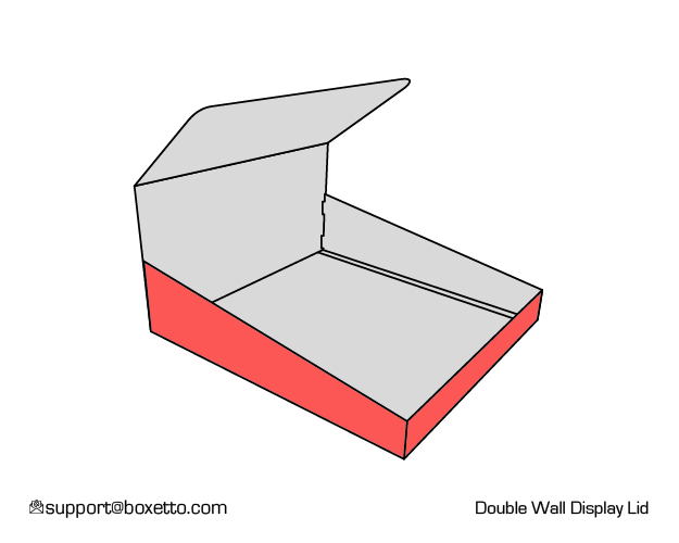 Double Wall Display Lid