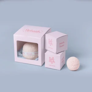 Custom bath bomb box packaging