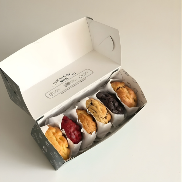 cookie boxes with a logo