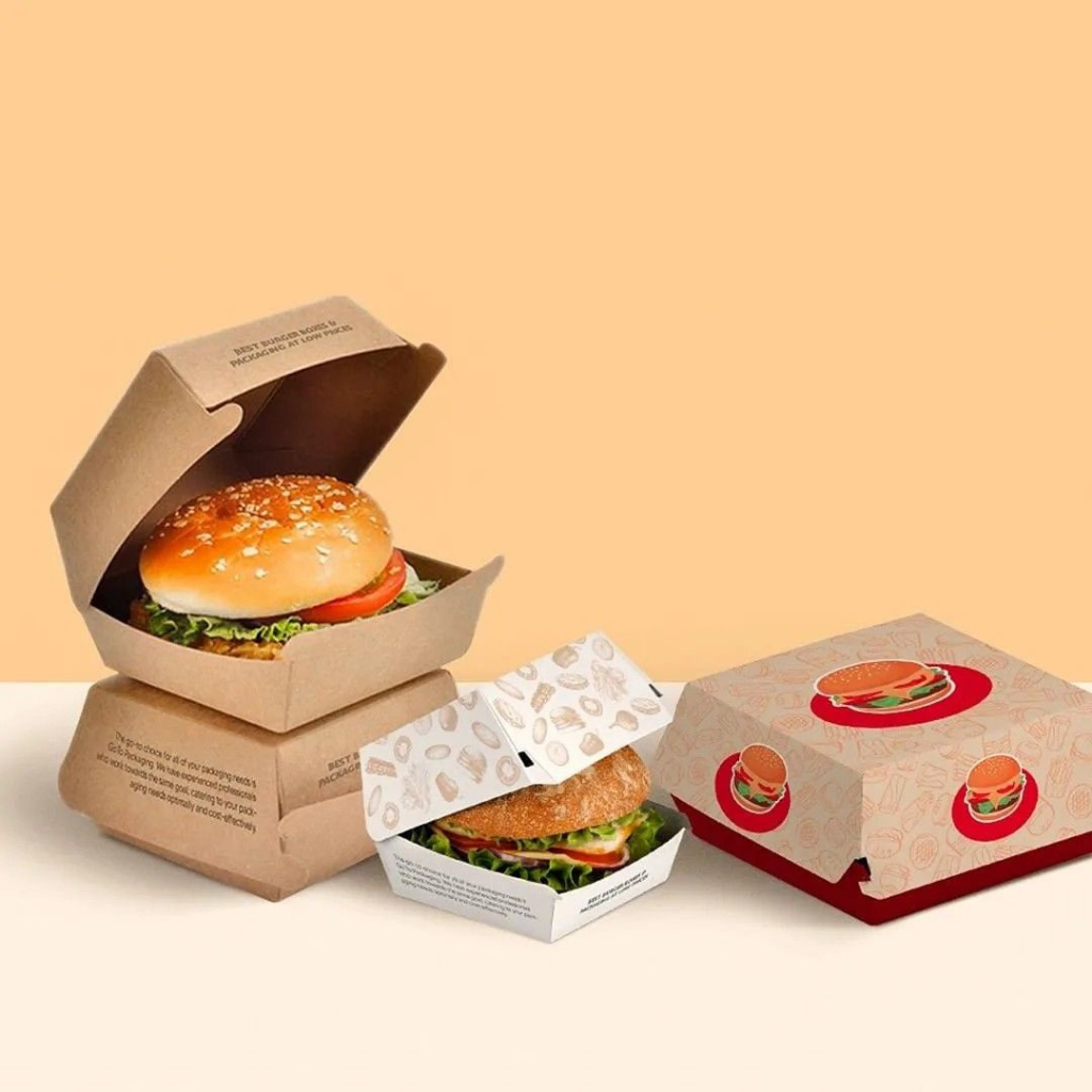 Custom Printed Burger Boxes