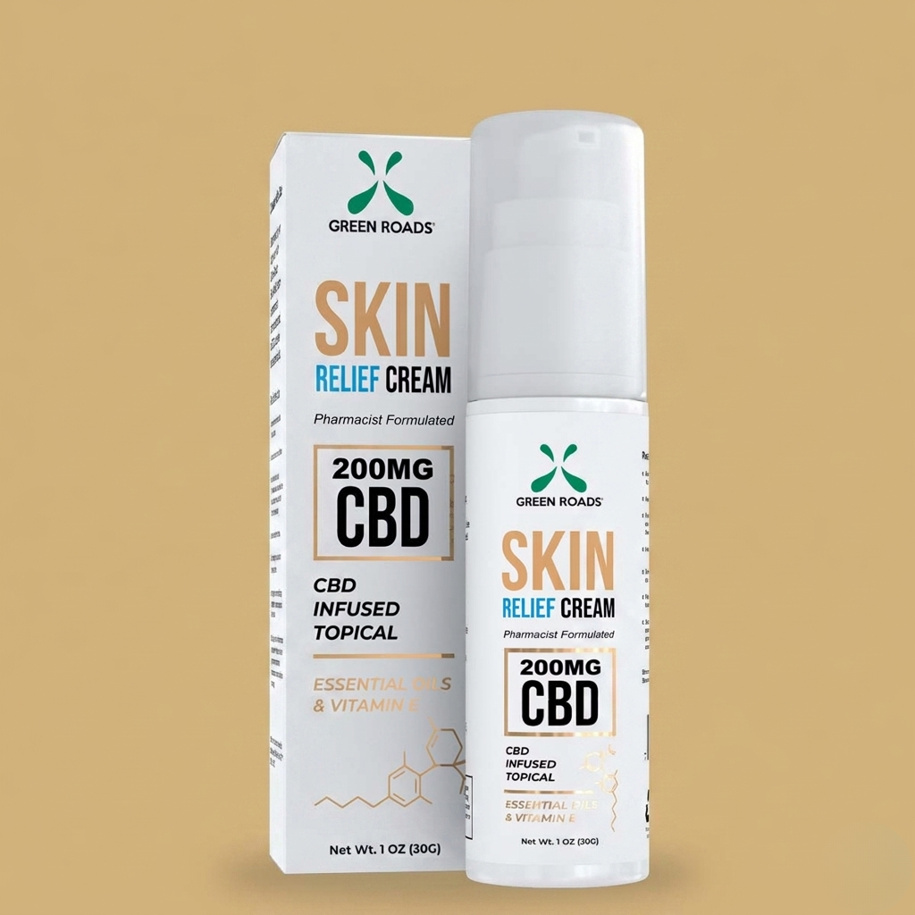 custom printed CBD cream boxes