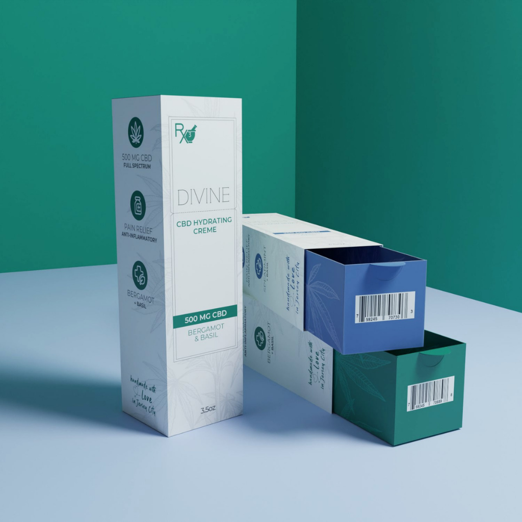 CBD cream packaging