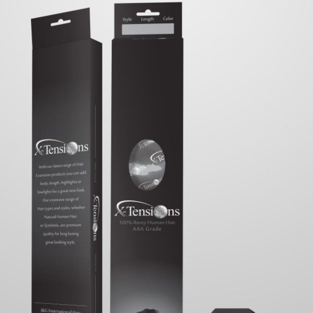 Custom Hangable Hair Extension Boxes
