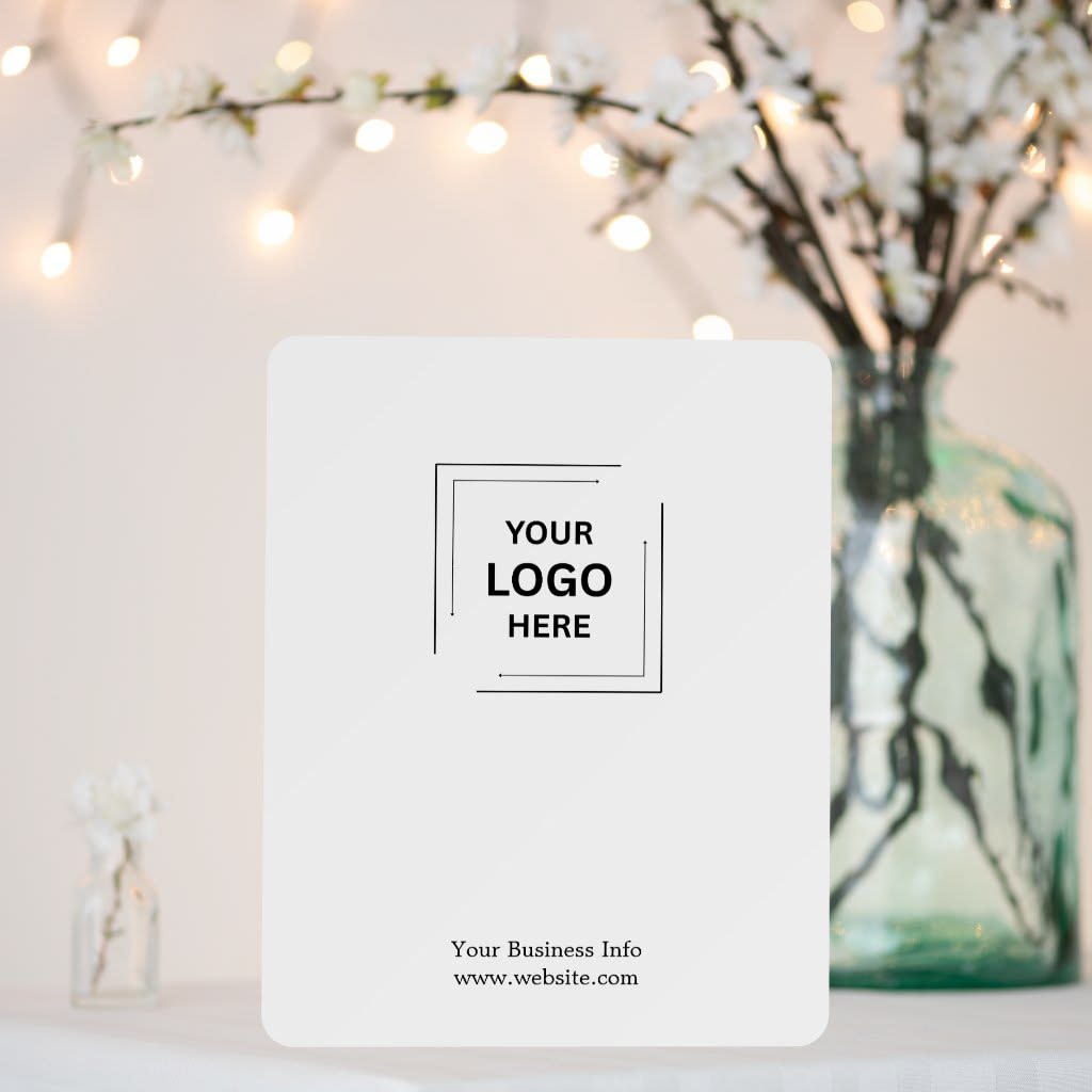 Custom Printed Card Head with Logo