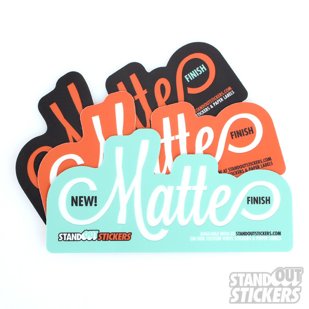 custom matte vinyl stickers​