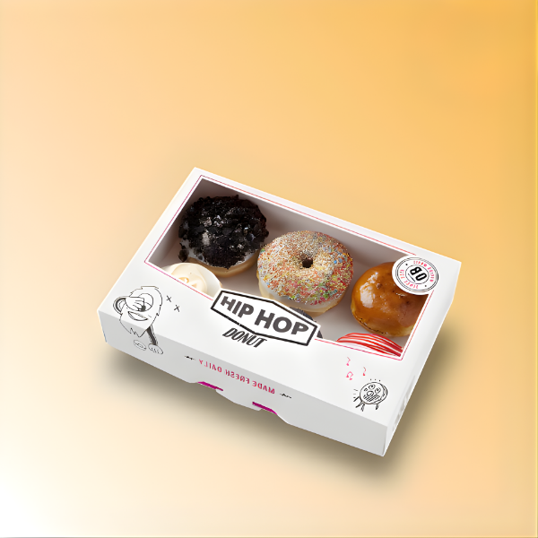 donut boxes with window