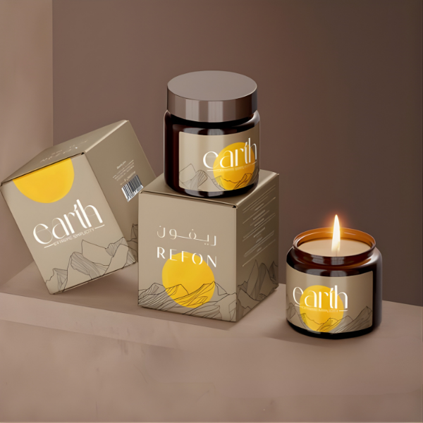 Custom printed CBD Candle Boxes