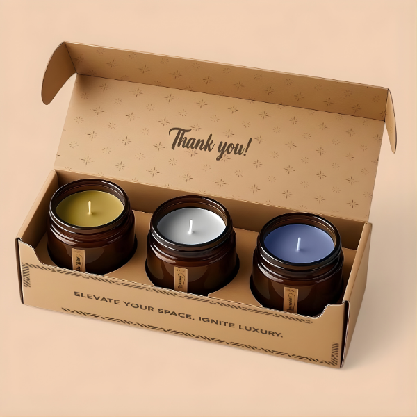Custom candle gift boxes