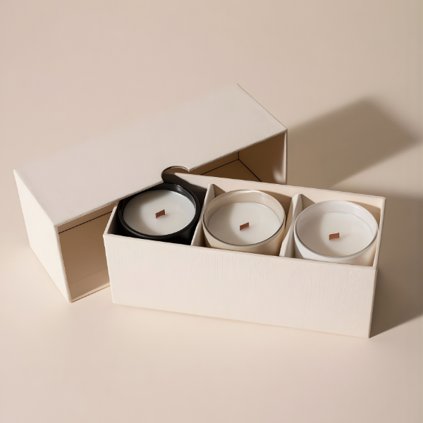 tray and sleeve candle packaging