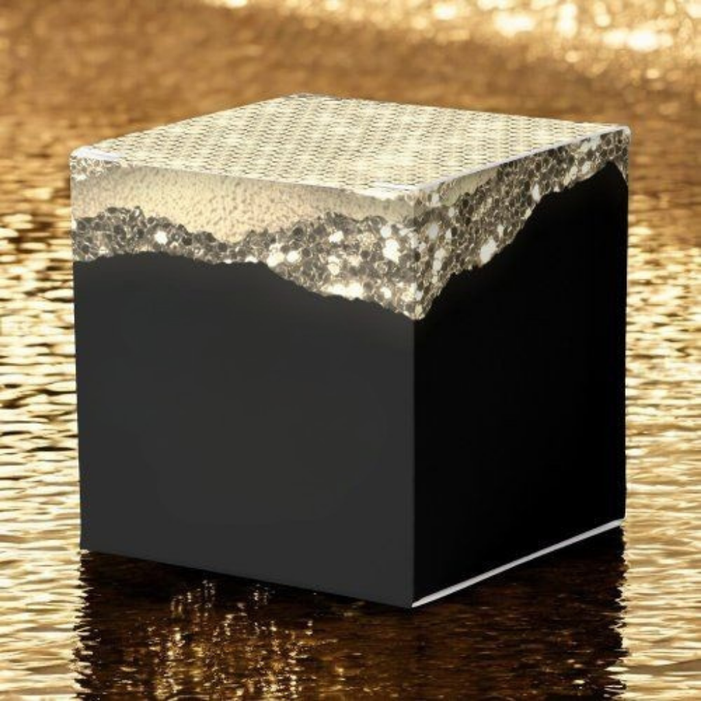 custom printed glitter boxes