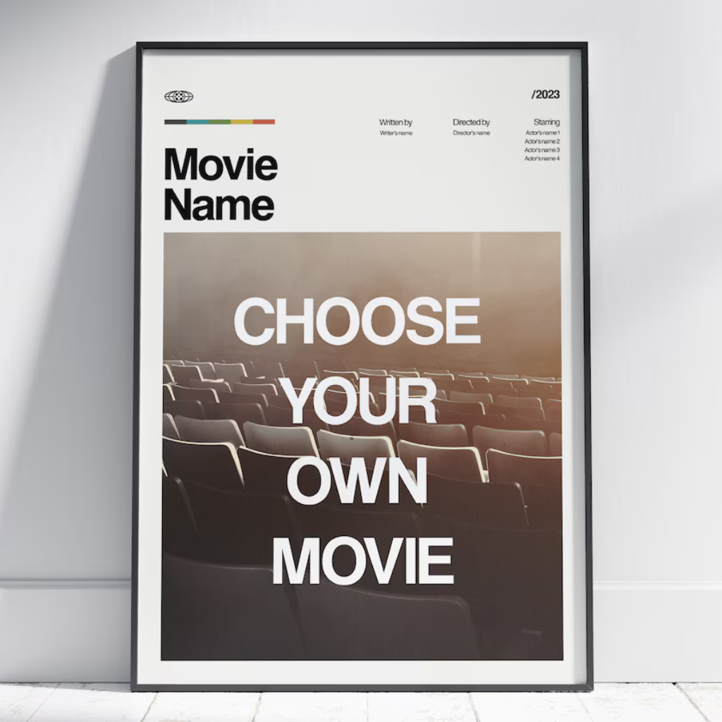 printed movie posters