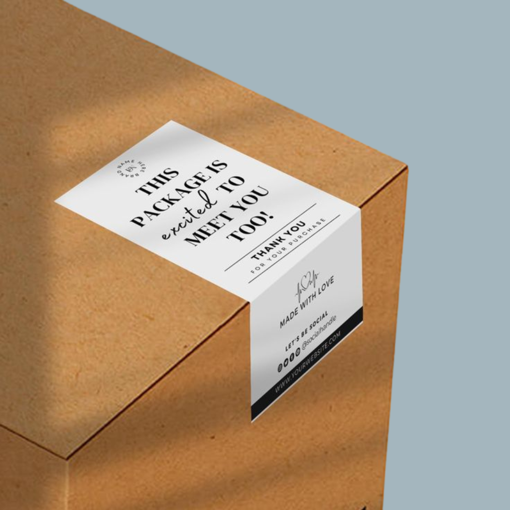 custom labels for packaging