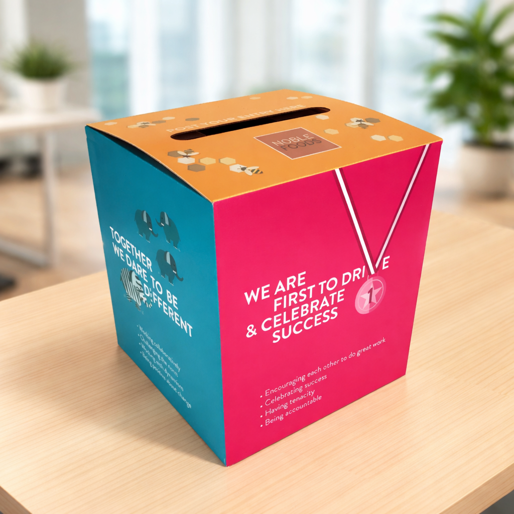 printed ballot collection boxes