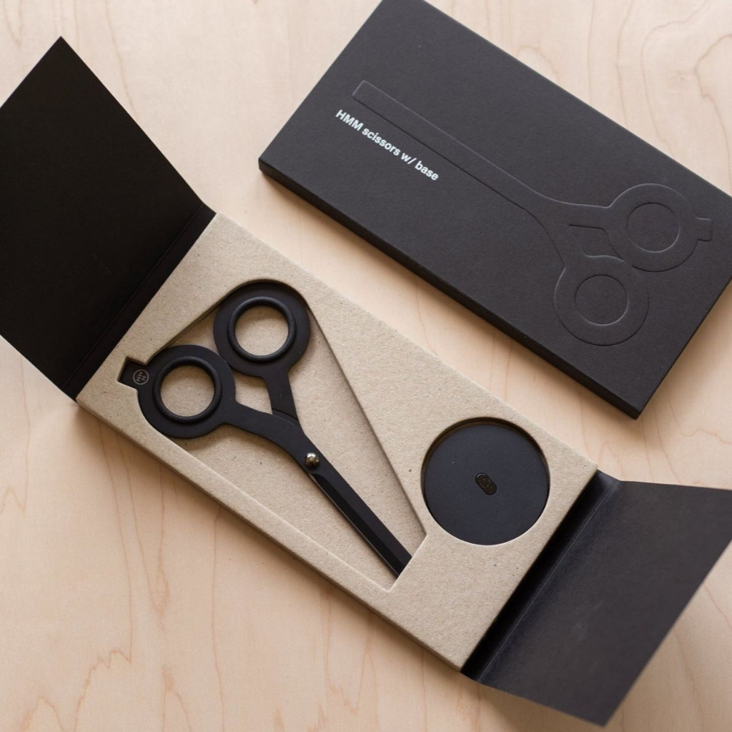 scissors boxes with logo