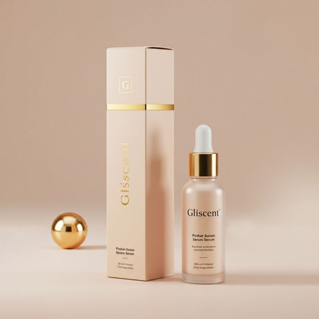 cosmetic serum jar packaging