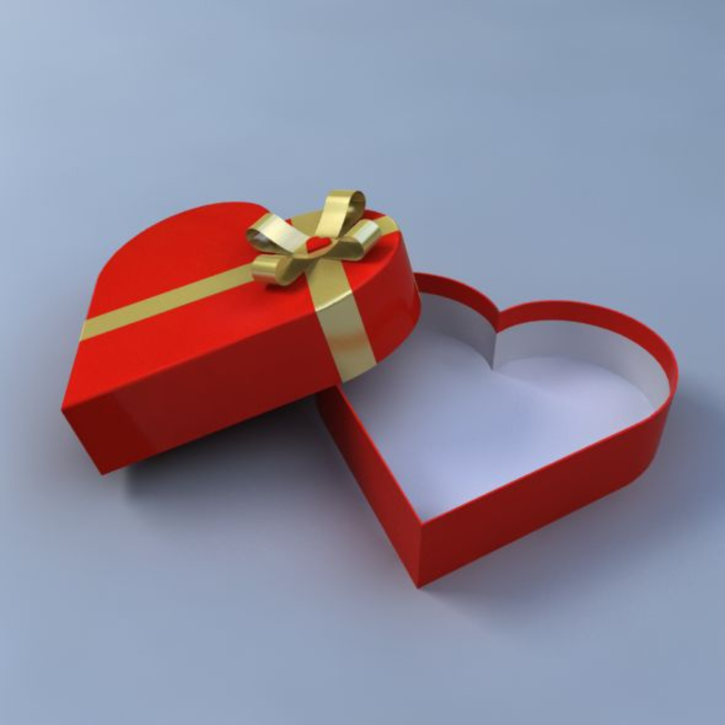 custom heart shaped boxes