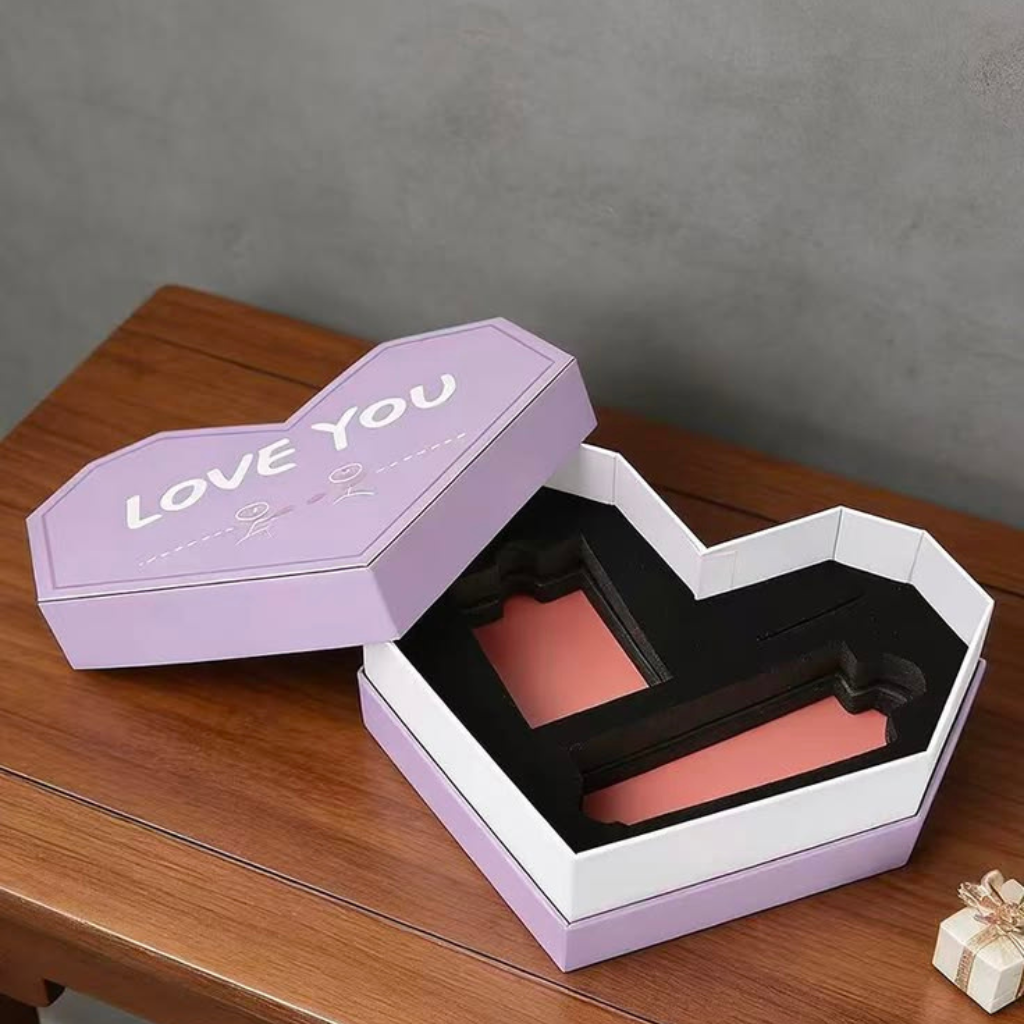 personalized heart shaped boxes with lids
