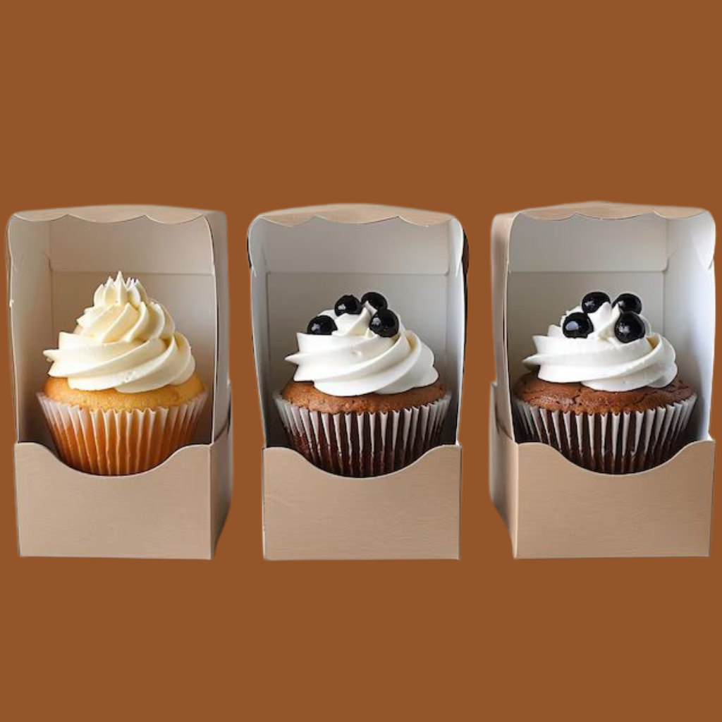 wholesale kraft cupcake boxes