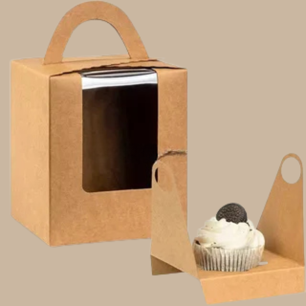 customizable kraft cupcake boxes