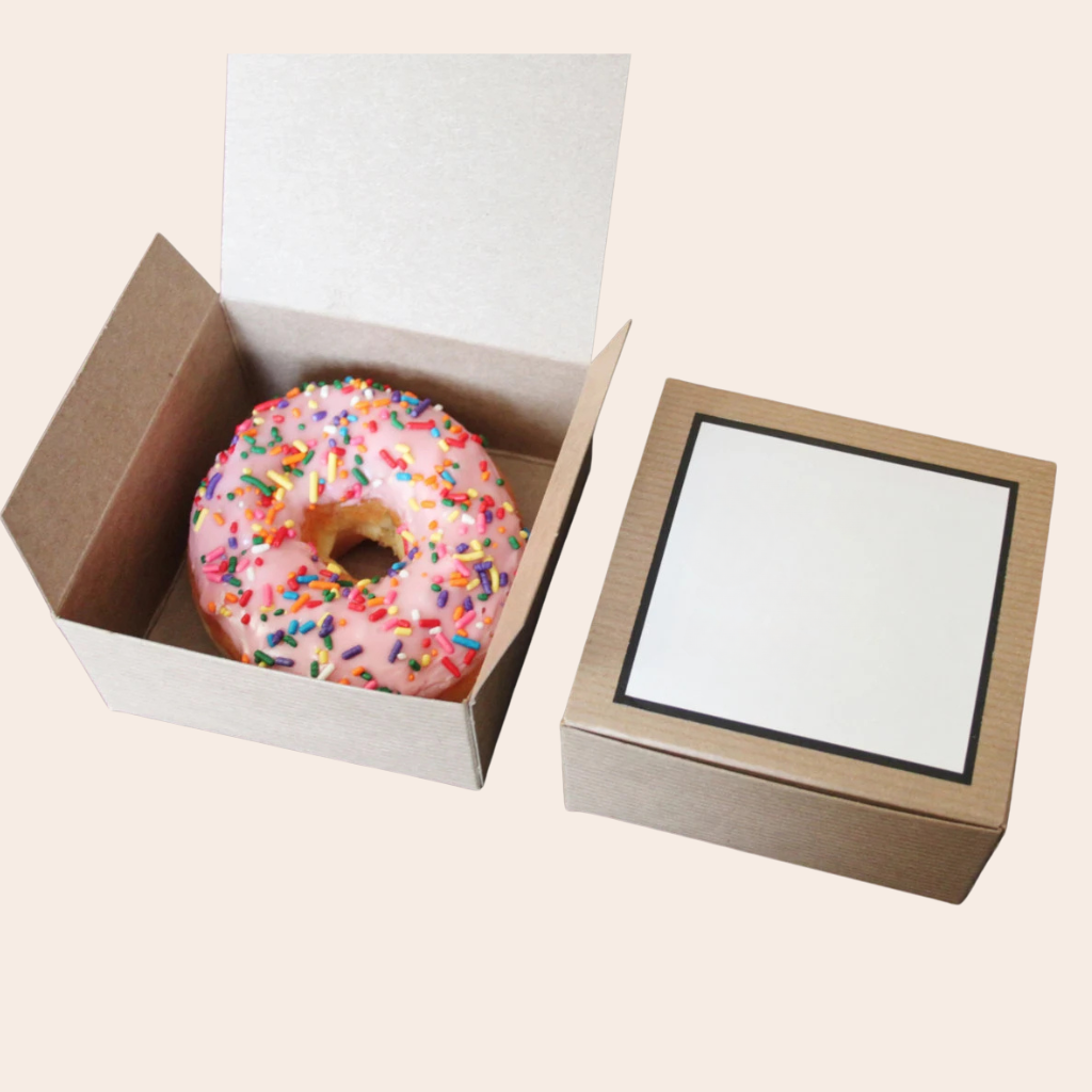 custom kraft donut boxes