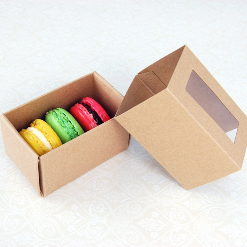 wholesale kraft macaron boxes
