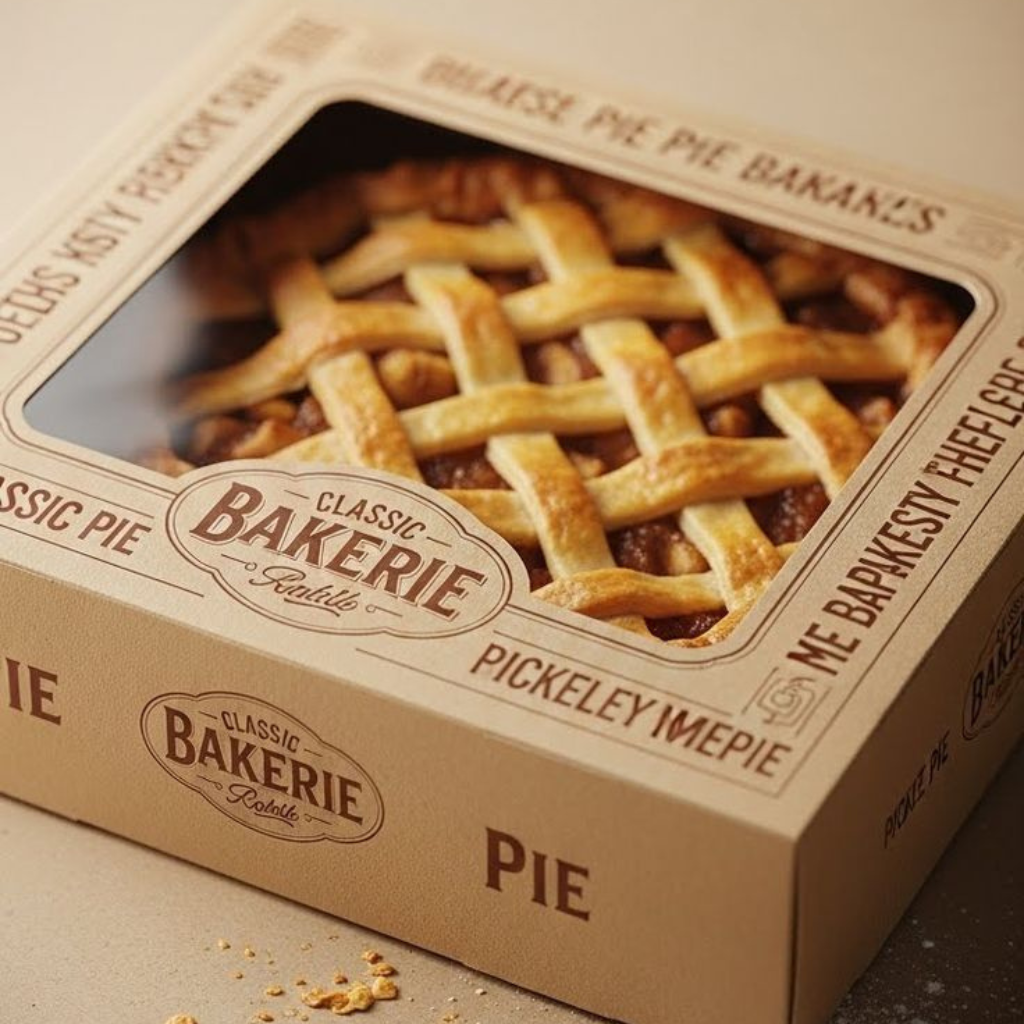 pie packaging kraft boxes