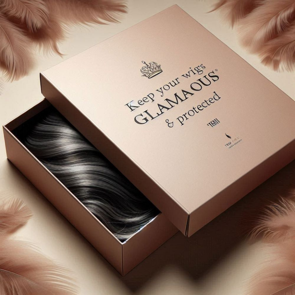 customized luxury hair extension packaging