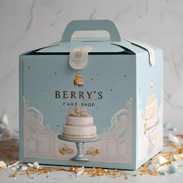 custom printed tall cake boxes