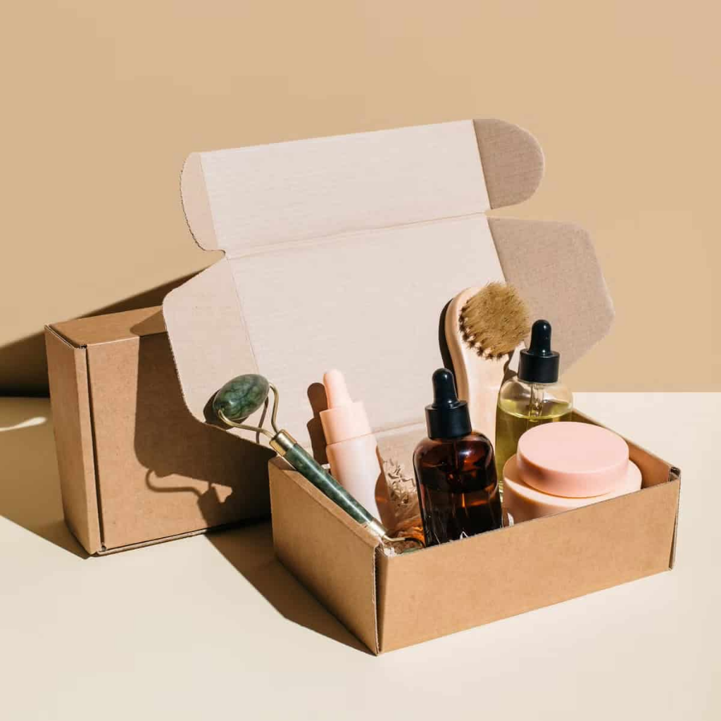 Beauty products subscription box
