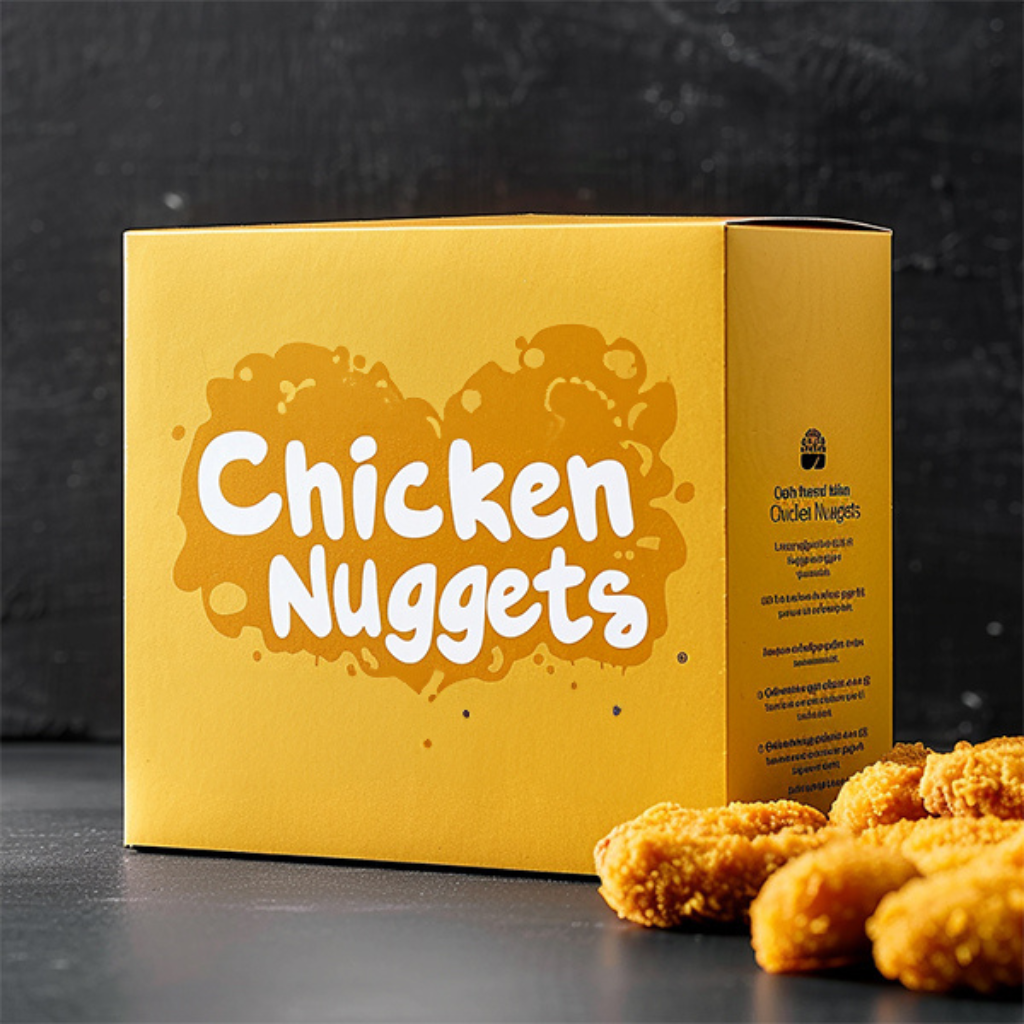 chicken nuggets boxes