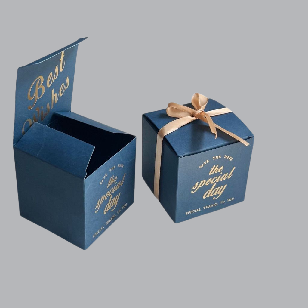 custom four corner gift box