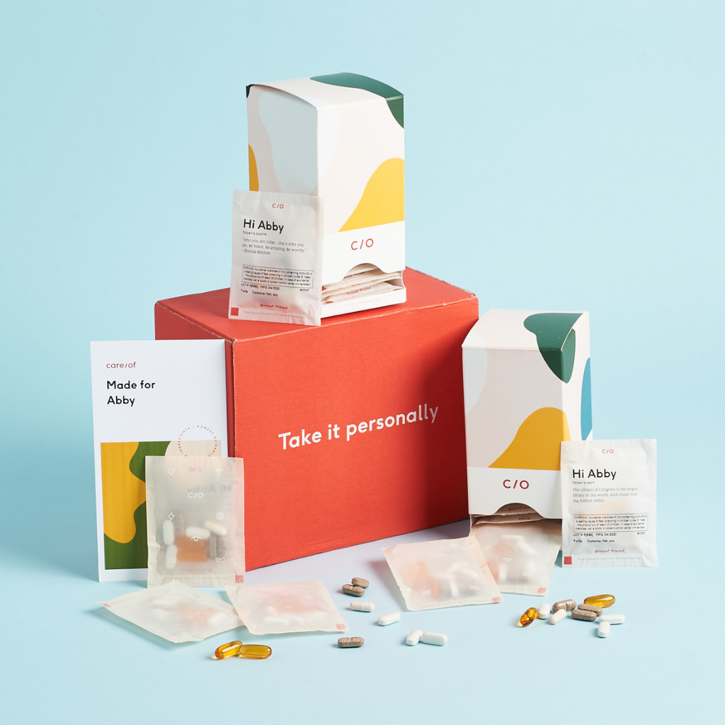 health supplement packaging