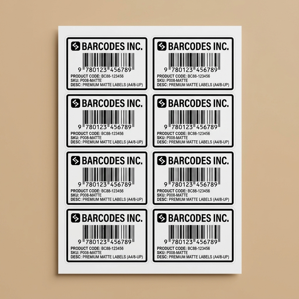 retail barcode labels