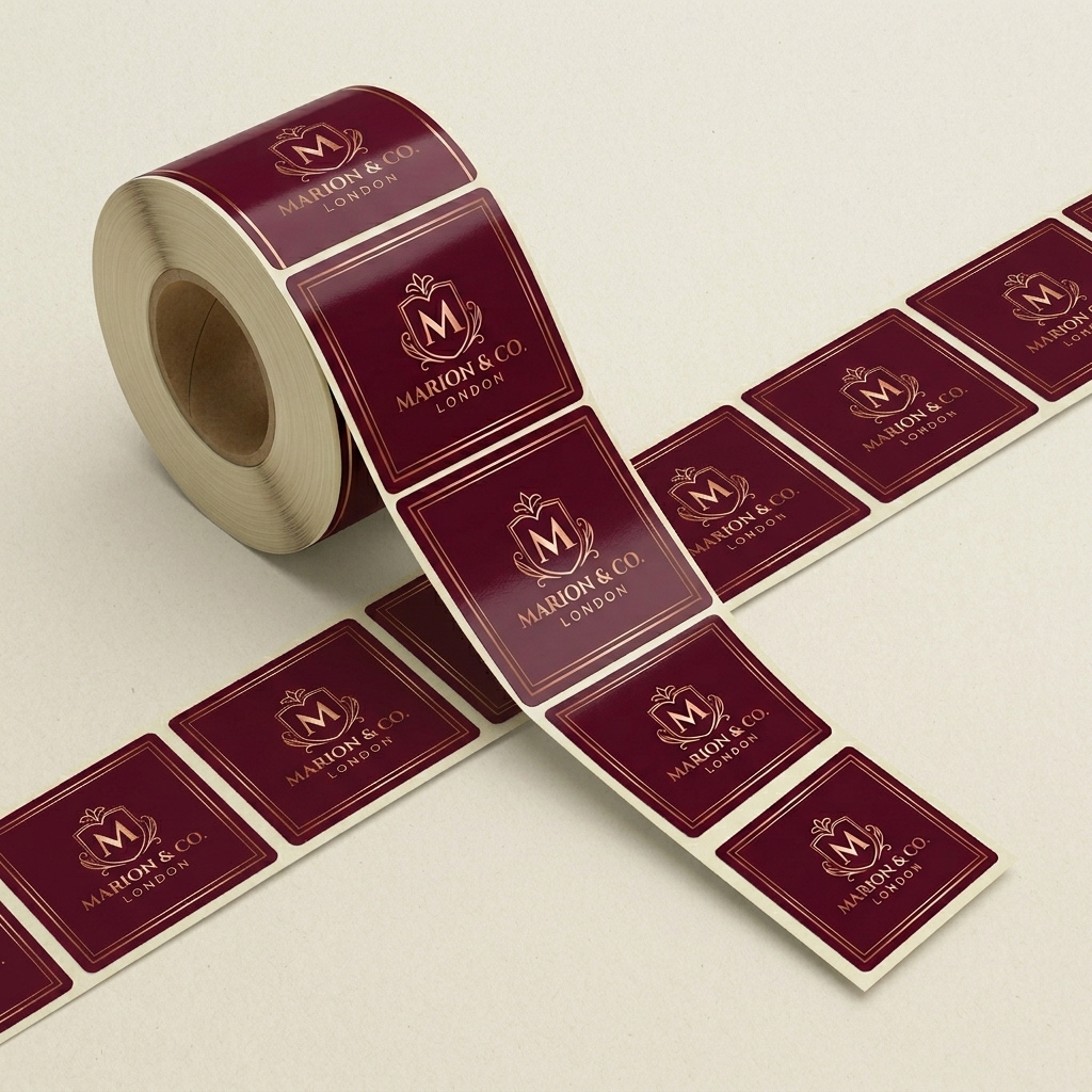 custom logo stickers for packaging