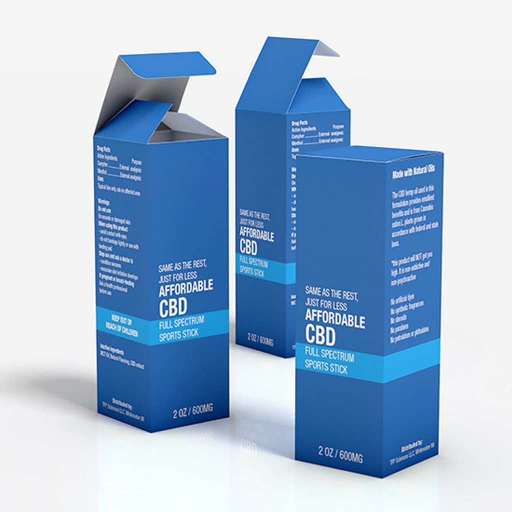 CBD tuck box packaging
