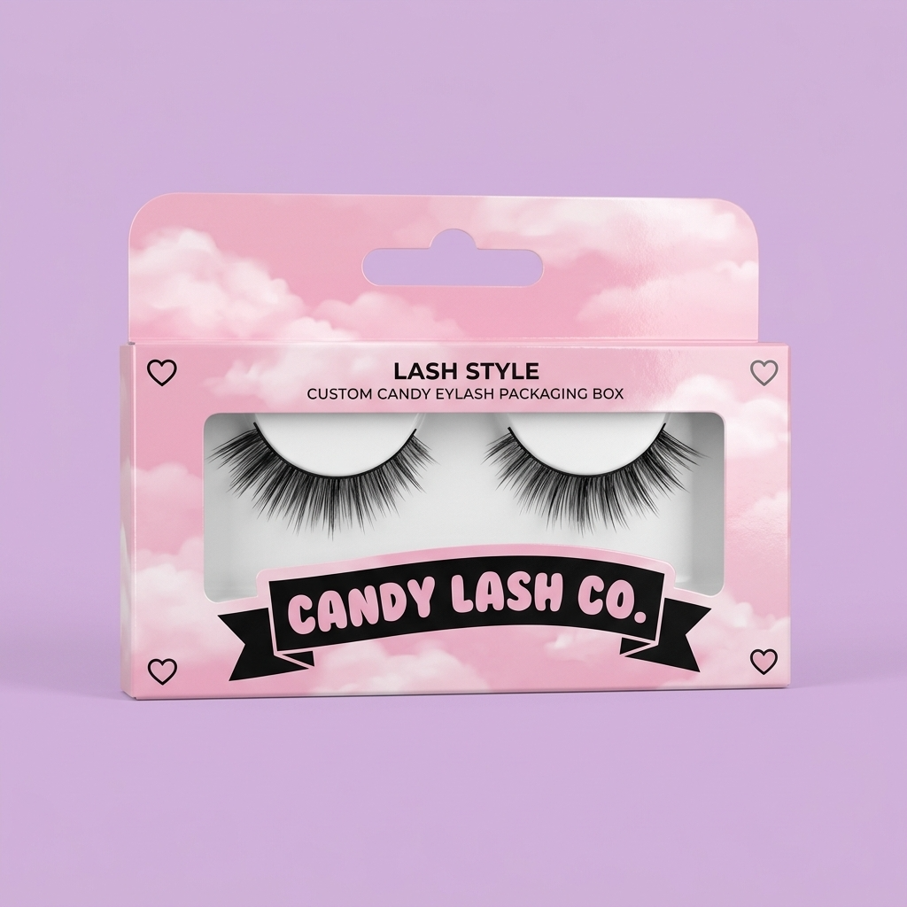 custom candy lash boxes