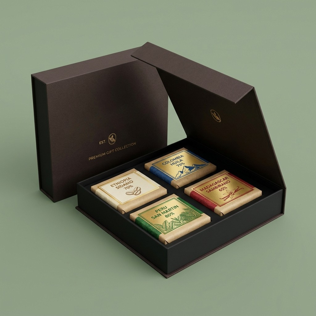 luxury chocolate bar packaging