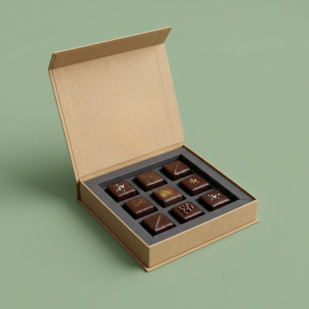 luxury chocolate subscription packaging