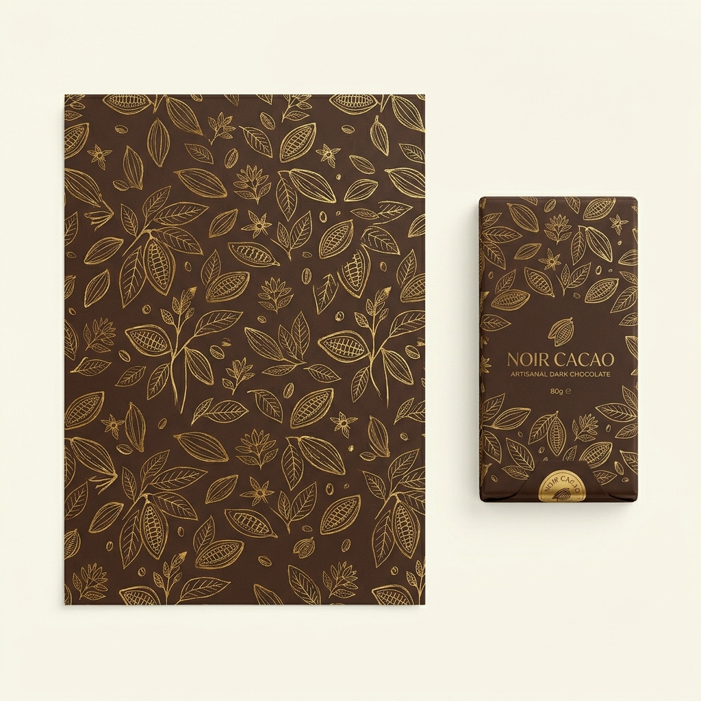 printed chocolate wrappers