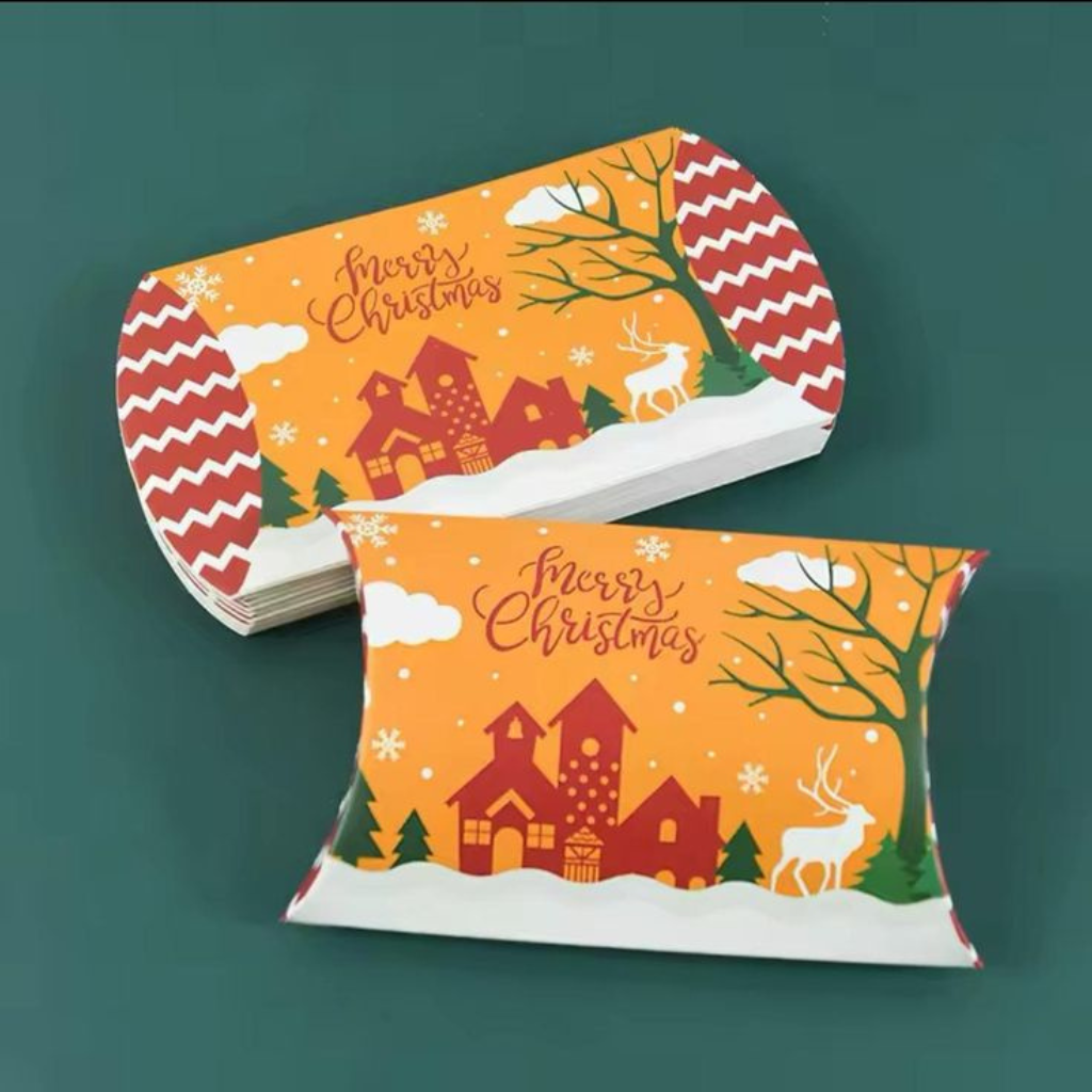 personalized Christmas pillow boxes