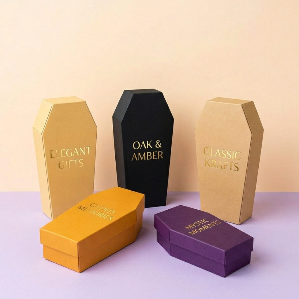 custom coffin treat boxes