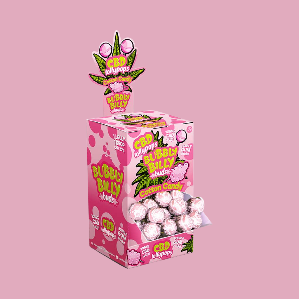 retail CBD lollipop boxes