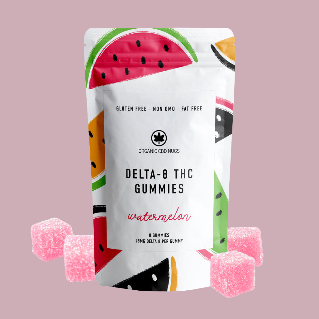 Custom Mylar Delta 8 gummies packaging bags