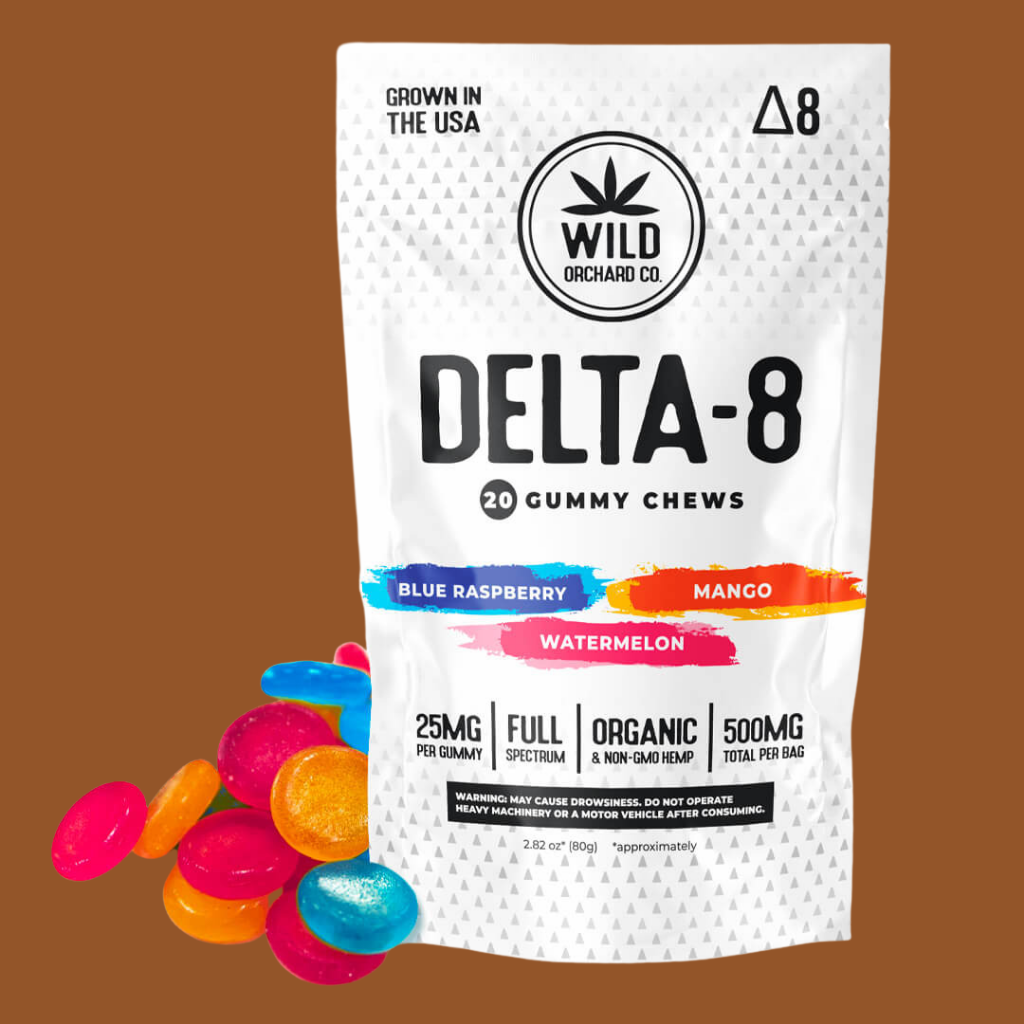 custom mylar Delta 8 gummies bags