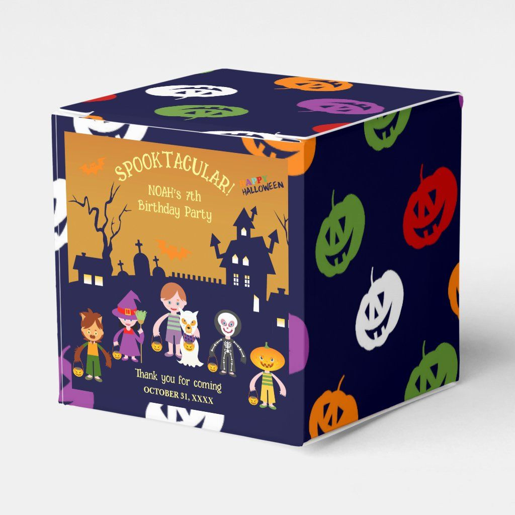 Halloween packaging boxes