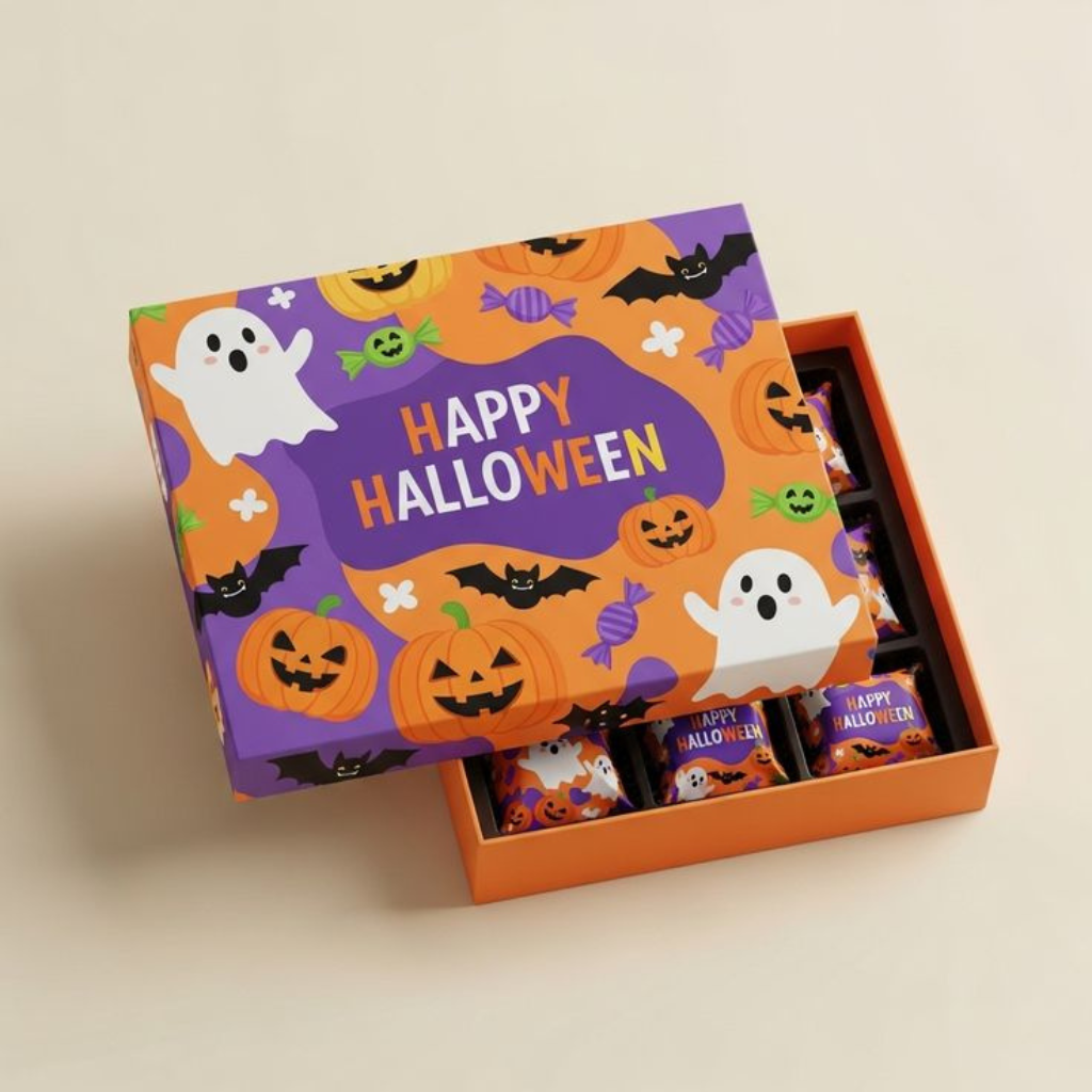 custom Halloween treat boxes