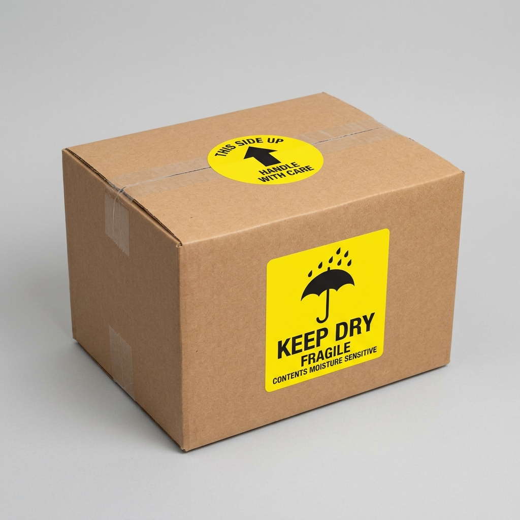 shipping instruction labels