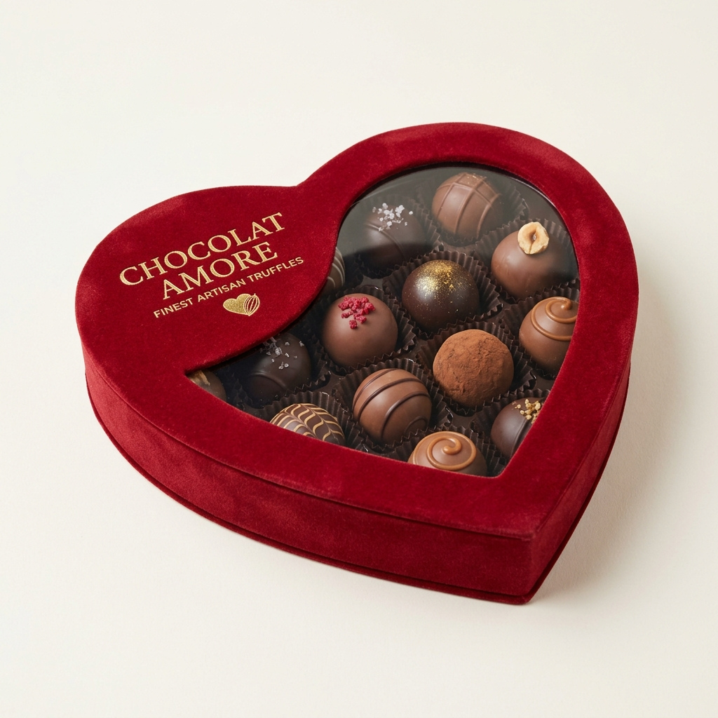 Heart Shaped Chocolate Box