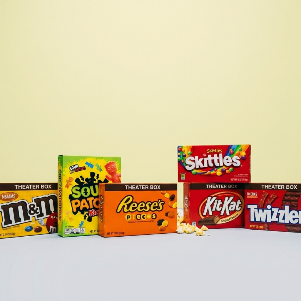 movie theater candy packaging