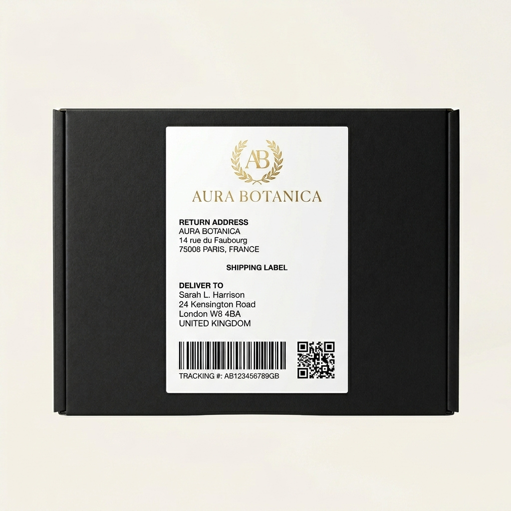 packaging shipping labels